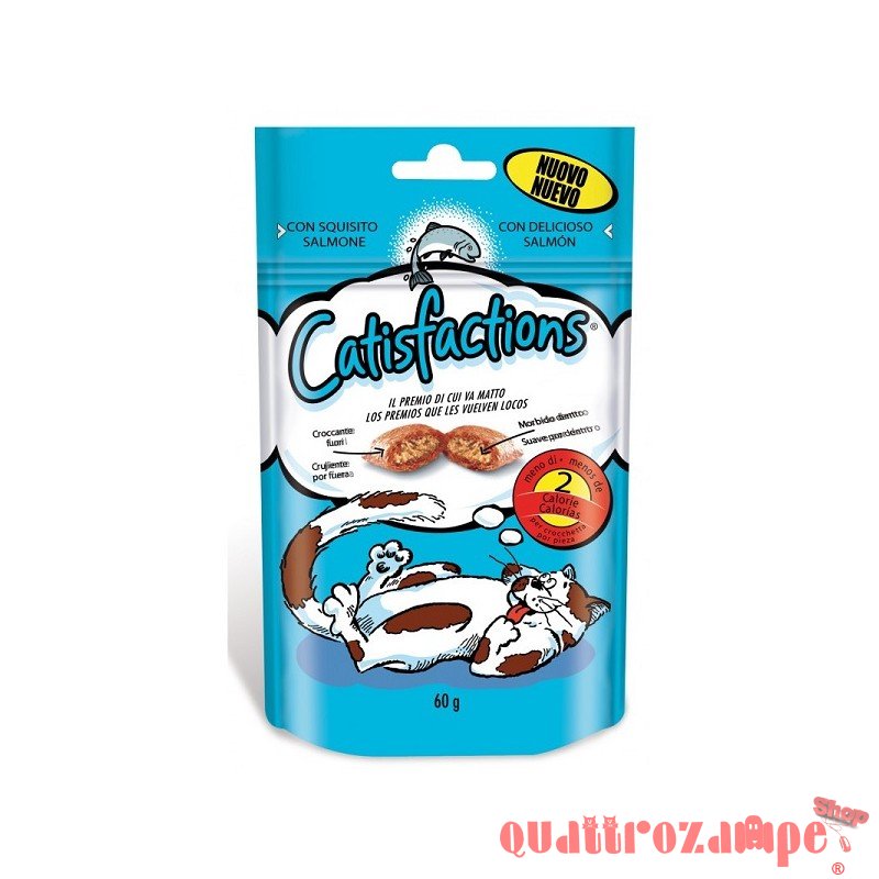 Catisfactions Snack Per Gatti 60 gr Salmone