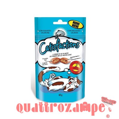 Catisfactions Snack Per Gatti 60 gr Salmone