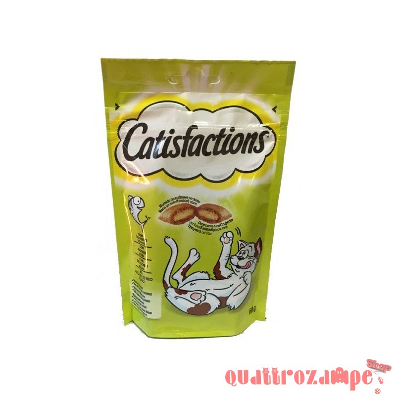 Catisfactions Snack Per Gatti 60 gr Tonno