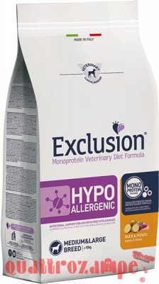 Exclusion Diet Hypoallergenic Anatra e Patate Crocchette Per Cane