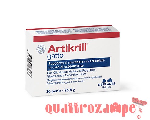 NBF Lanes Artikrill 30 Perle Condroprotettore per Gatti