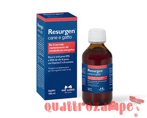 NBF Lanes Resurgen Liquido 100 ml Integratore Ricostituente Per Cani e Gatti