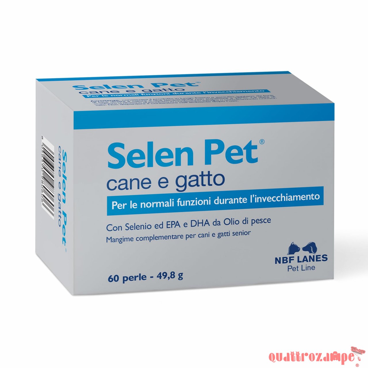 NBF Lanes Selen Pet 60 Perle Per Cani e Gatti
