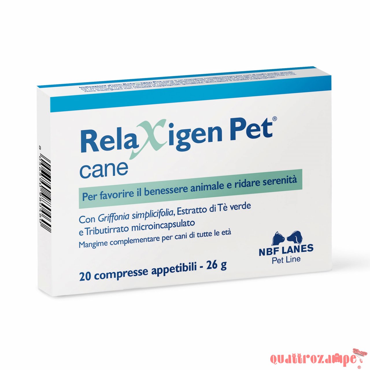 NBF Lanes Relaxigen Pet 20 Compresse per Cani