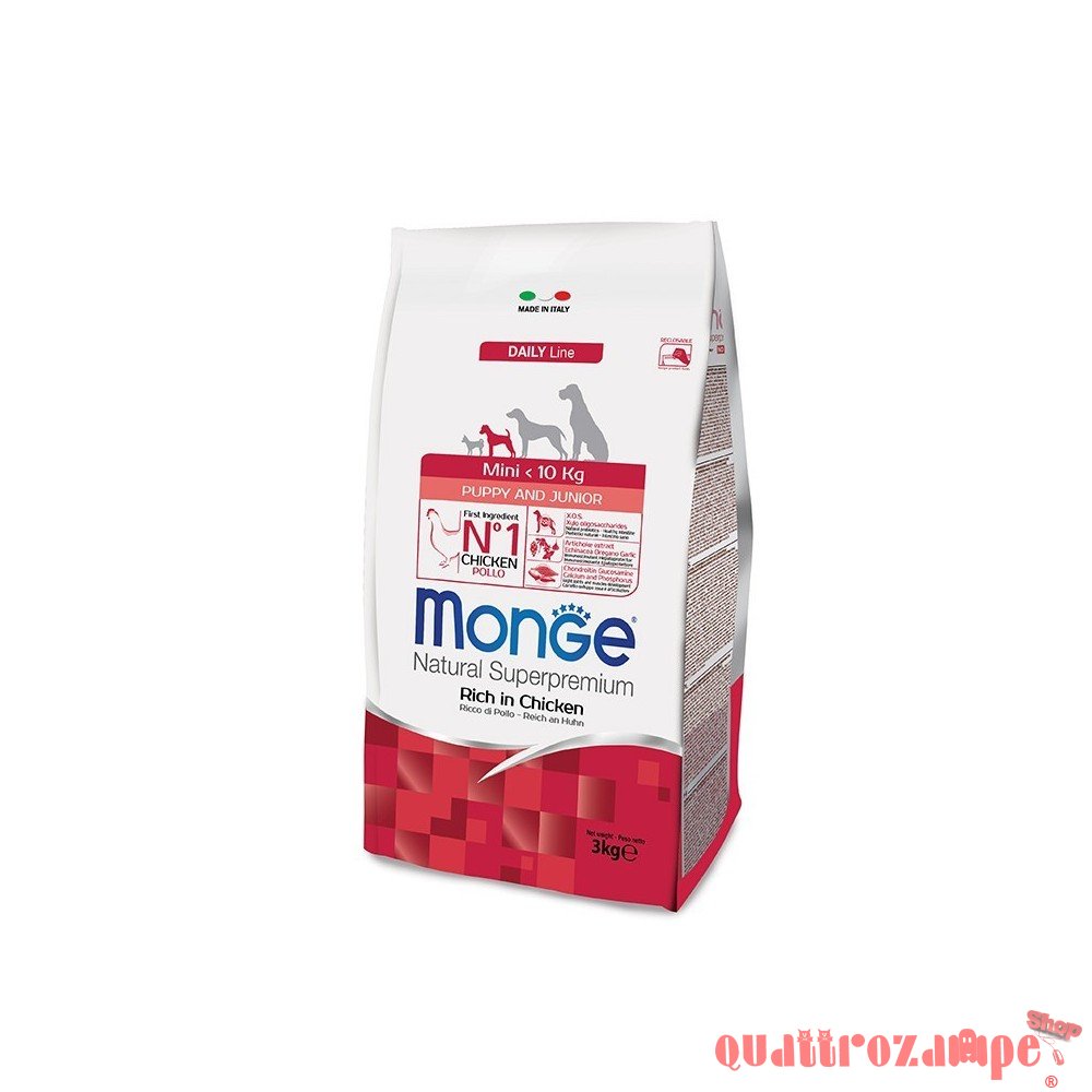 Monge Superpremium Mini Puppy Junior Al Pollo Per Cane