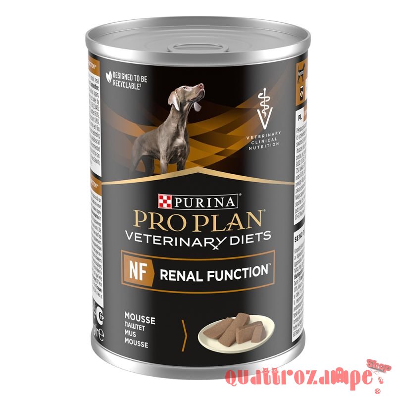 Purina Pro Plan Veterinary Diet NF Renal Function 400 gr Mousse Per Cane