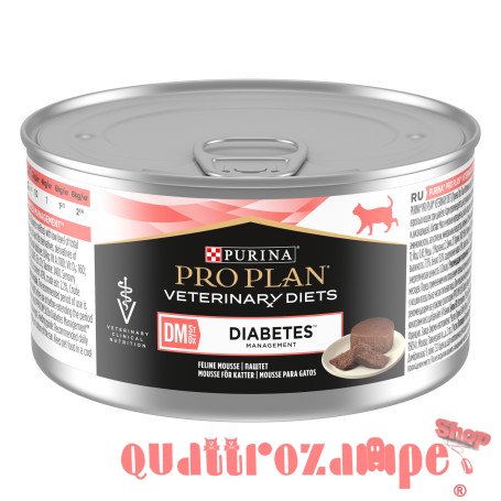 Purina Pro Plan Veterinary Diets DM Diabetic 195 gr Lattina Umido Gatti