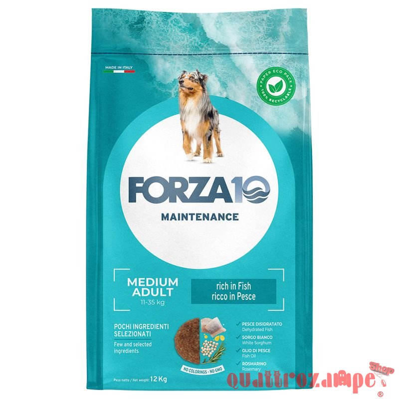 Forza 10 Adult Medium Maintenance Fish Pesce Per Cani