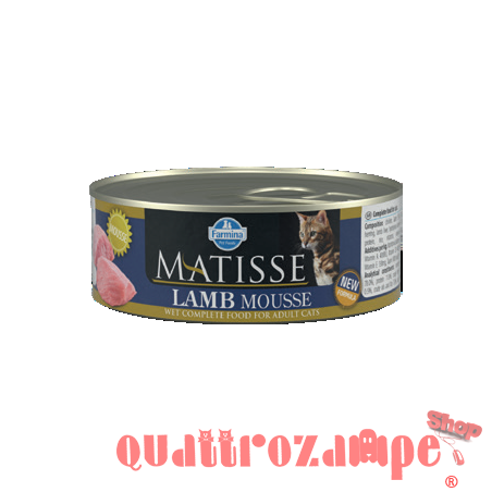 Farmina Matisse Mousse Agnello 85 gr Umido Scatoletta Per Gatto