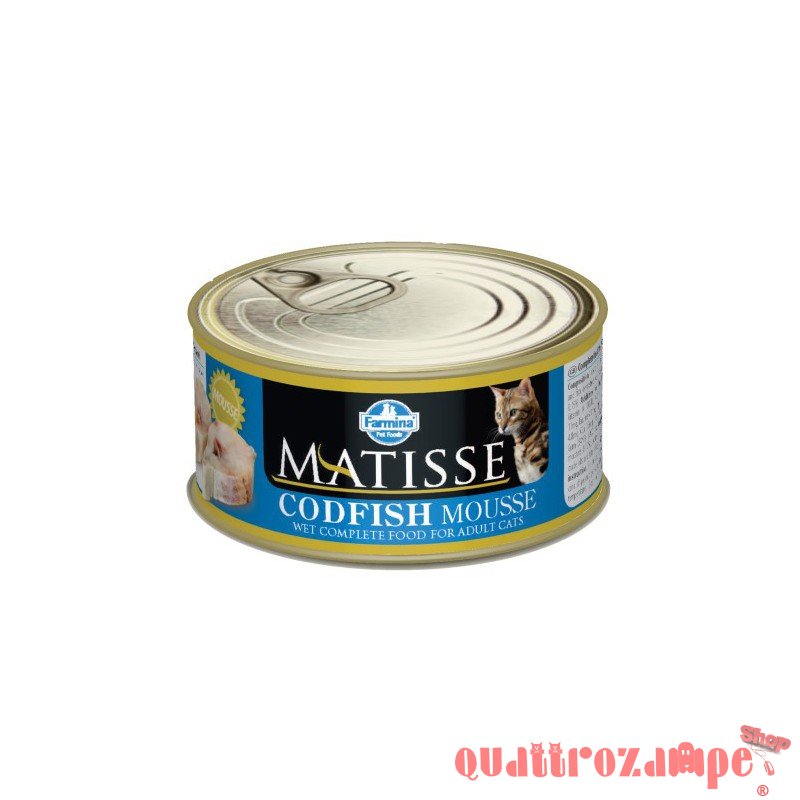 Farmina Matisse Mousse Merluzzo 85 gr Umido Scatoletta Per Gatto