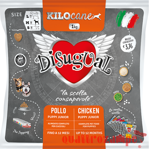 Disugual Dog Puppy Medium Gusto Pollo
