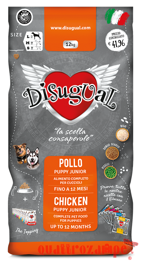 Disugual Dog Puppy Medium Gusto Pollo