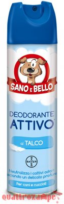 Bayer Deodorante Attivo Talco 250 ml Sano e Bello
