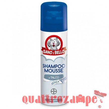 Bayer Sano e Bello Shampoo Mousse al Talco Per Gatti 200 ml