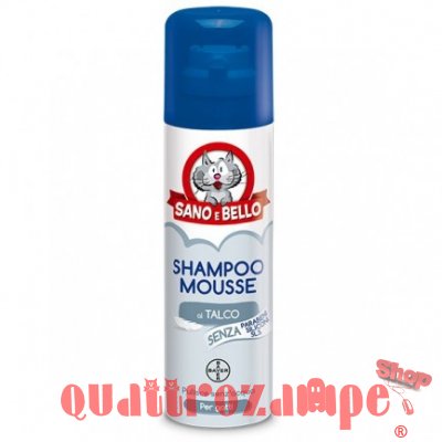 Bayer Sano e Bello Shampoo Mousse al Talco Per Gatti 200 ml