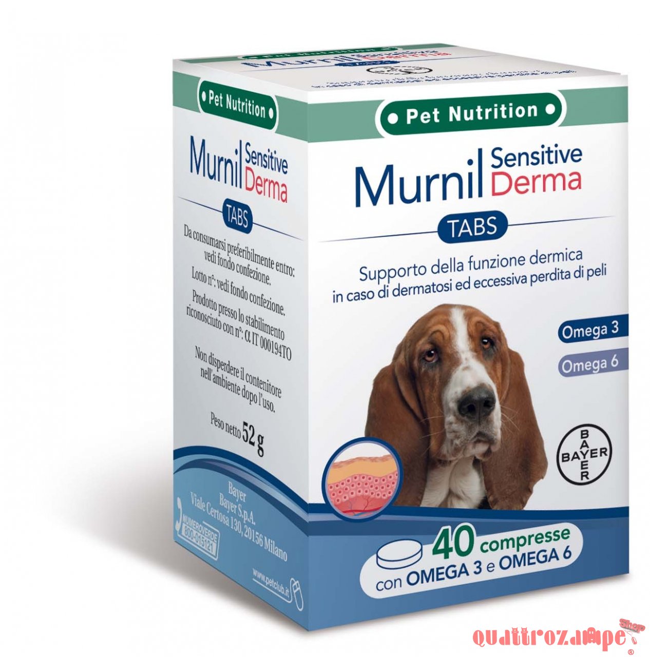 Bayer Murnil Sensitive Derma 40 Compresse