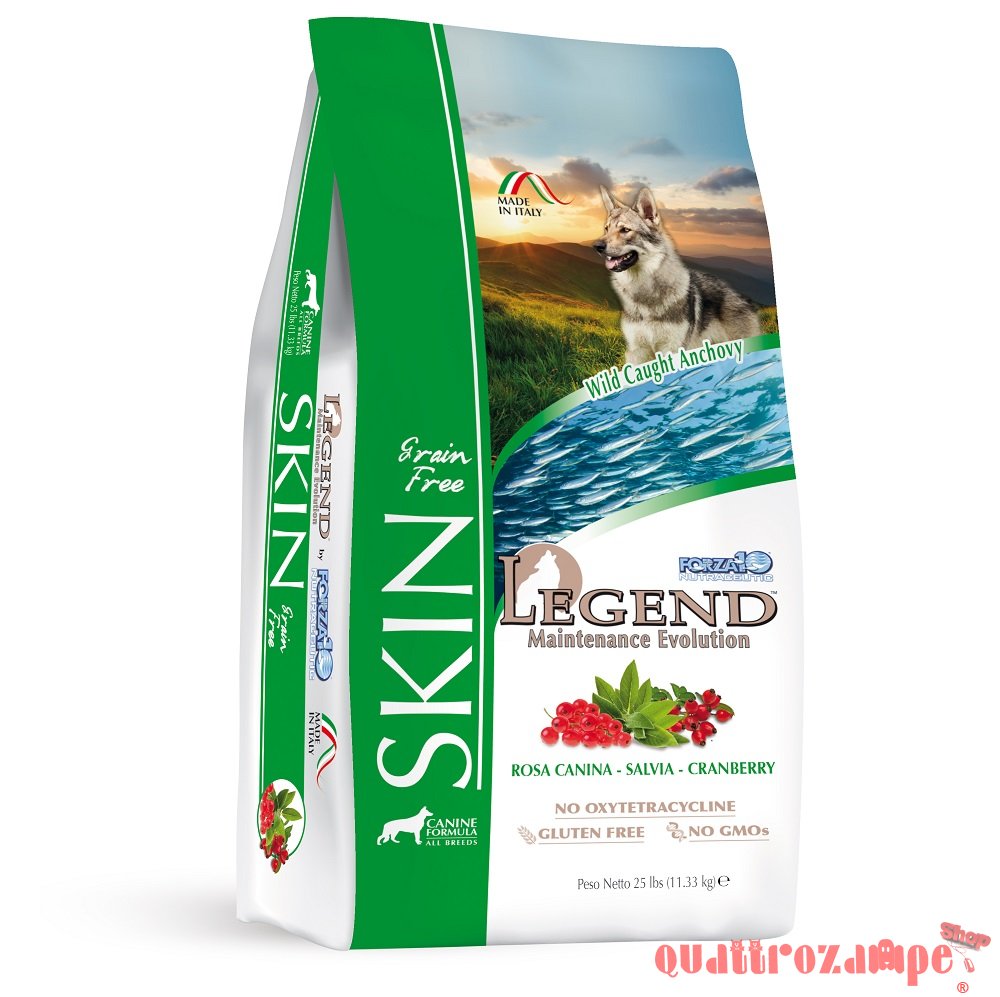Forza 10 Mono Diet Medium Large Sensitive Skin con Pesce 10 kg Crocchette Per Cani