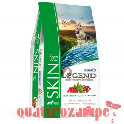 Forza 10 Mono Diet Medium Large Sensitive Skin con Pesce 10 kg Crocchette Per Cani