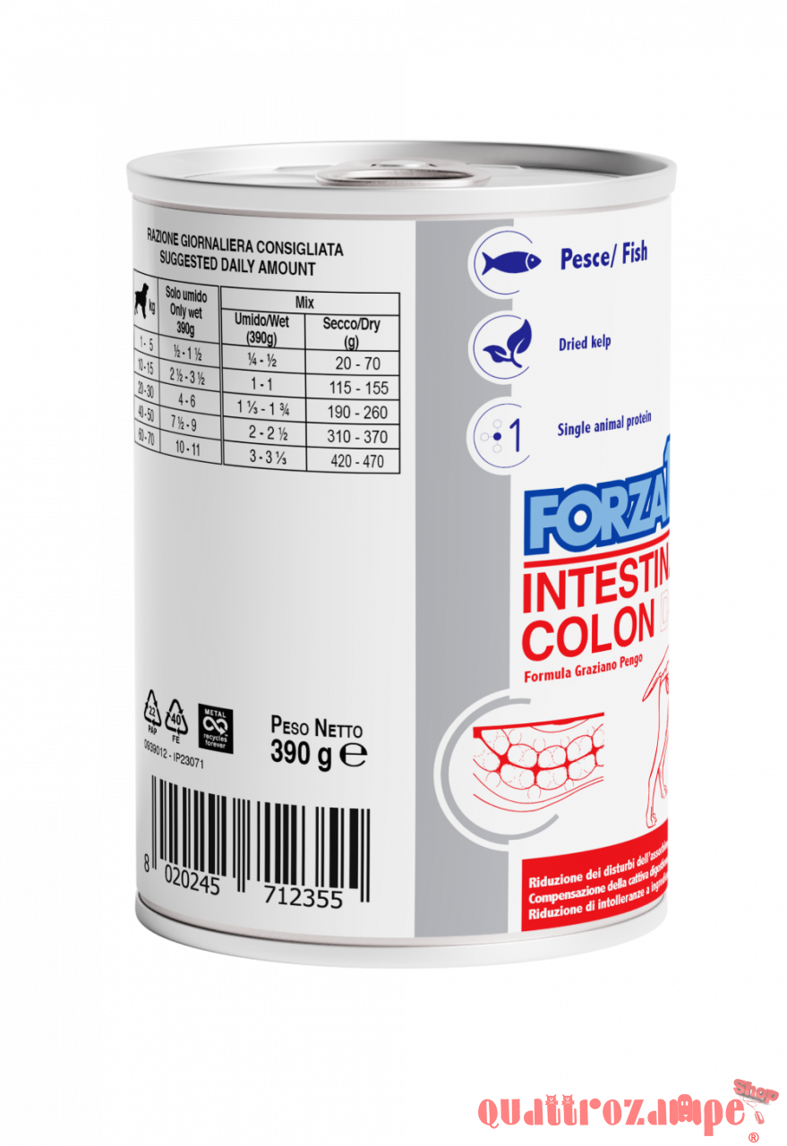 Forza 10 Active Intestinal Colon 390 Gr Barattolo Umido Per Cani