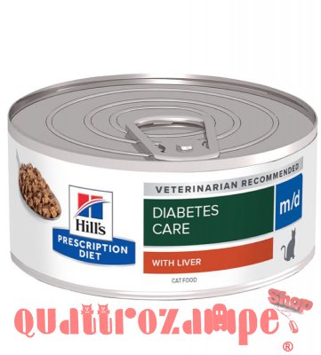 Hill's Prescription Diet M/D Diabetes Care 156 gr Scatoletta per Gatti