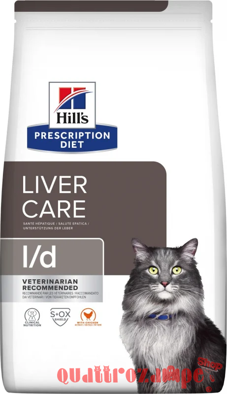 Hill's Diet L/D Hepatic Liver Care 1,5 Kg Cibo Secco Gatto
