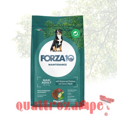 Forza 10 Adult Maxi Maintenance Cervo 12 kg Per Cani