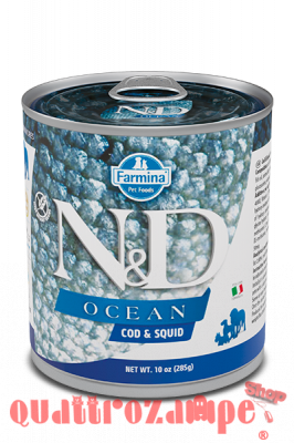 Farmina N/D Umido Ocean Dog Adult Merluzzo e Calamari