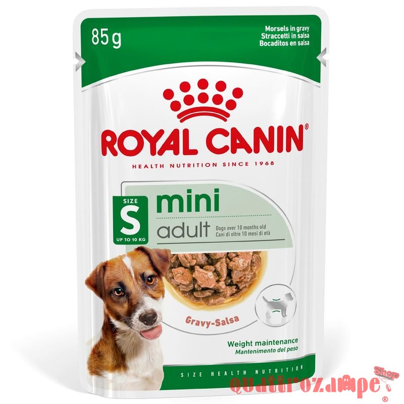 Royal Canin Mini Adult 85 Gr Busta In Salsa Umido Per Cane
