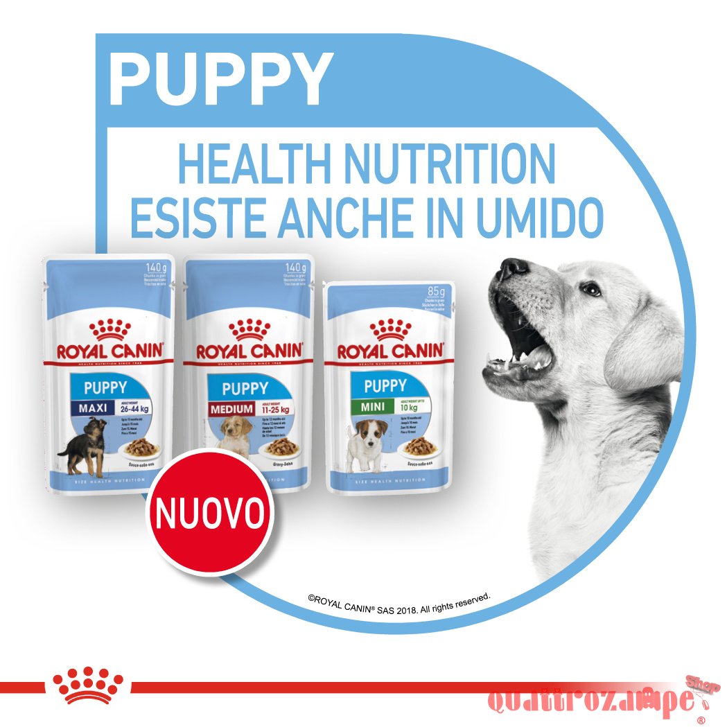 Royal Canin Medium Puppy 140 Gr Busta In Salsa Umido Per Cane