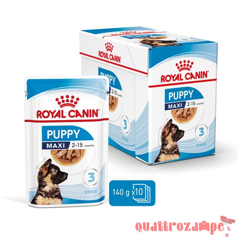 Royal Canin Maxi Puppy 140 Gr Busta In Salsa Umido Per Cane