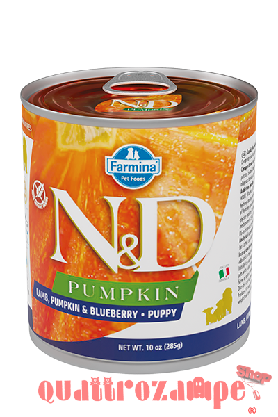 Farmina N/D Umido Pumpkin Dog Puppy Agnello e Mirtillo