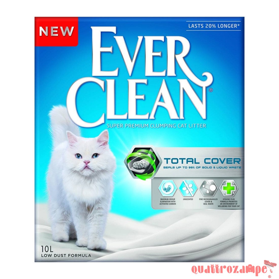 Lettiera Ever Clean Total Cover Agglomerante Non Profumata