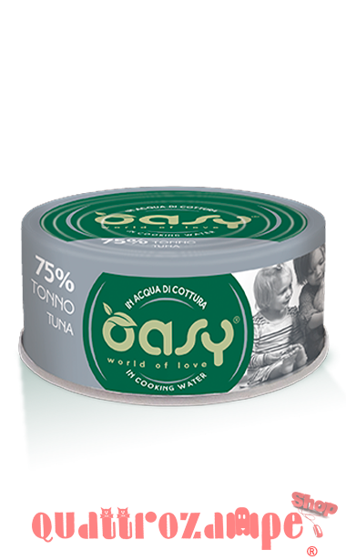 Oasy More Love Tonno Lattina 70 gr Per Gatti