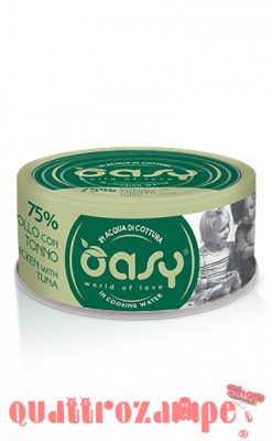 Oasy More Love Pollo Con Tonno Lattina 70 gr Per Gatti