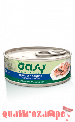 Oasy Cat Tonno e Sardine Lattina Umido Per Gatti