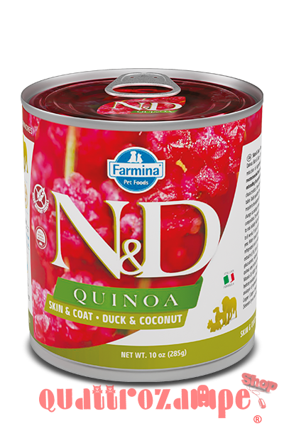 Farmina N/D Umido Quinoa Dog Adult Skin Coat Anatra e Cocco