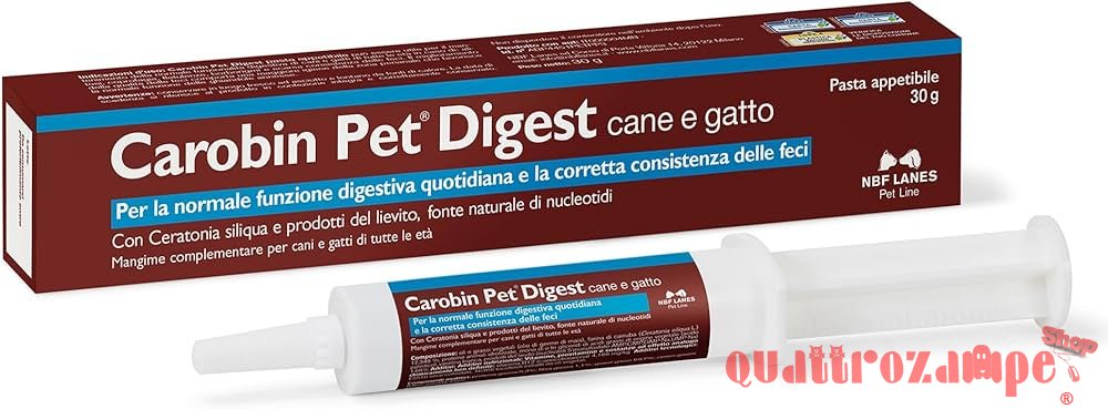 NBF Lanes Carobin Digest Pet Pasta Siringa 30 gr