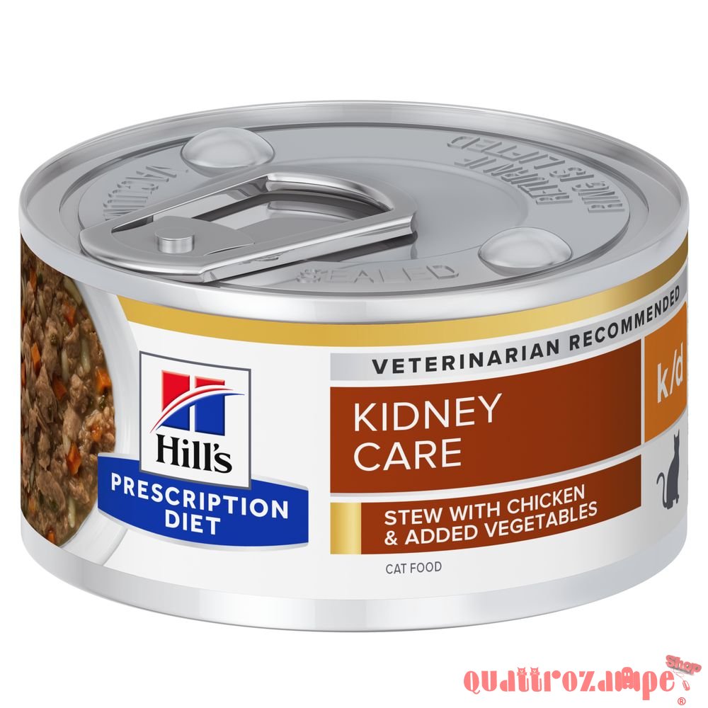 Hill's Diet k/d Stew 82 gr Spezzatino Pollo e Verdure Umido Gatto