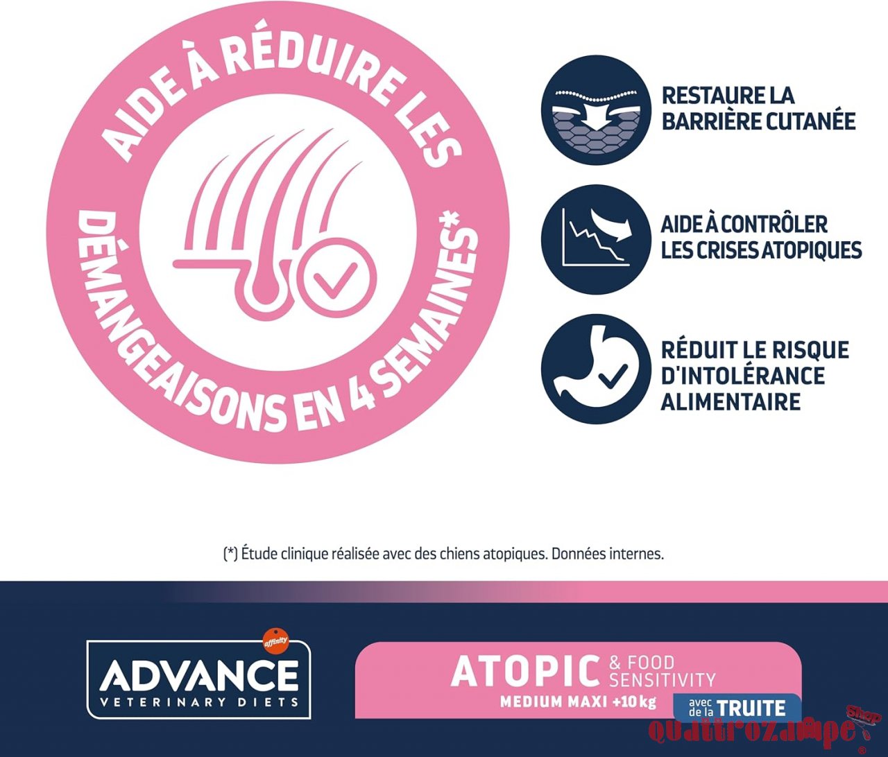 Advance Veterinary Diets Atopic Trota Medium Maxi Cane