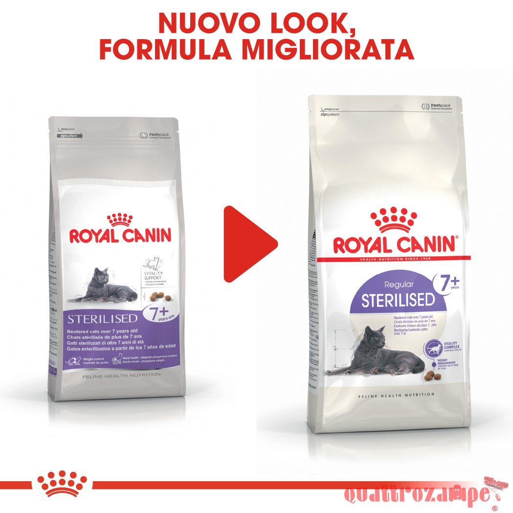 Royal Canin Sterilised 7+ Cibo Per Gatto Sterilizzato