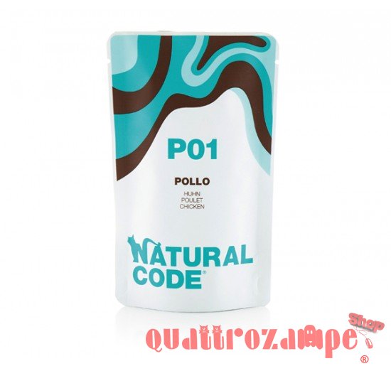 Natural Code P01 Pollo Busta 70 Gr Per Gatti