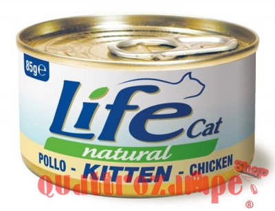 Life Cat Natural Kitten Pollo 85 gr Scatoletta Gatti