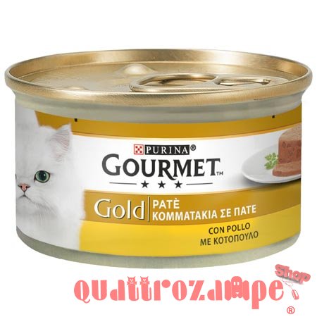 Gourmet gold pate' 85 gr Scatolette per Gatti
