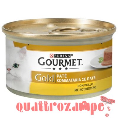 Gourmet gold pate' 85 gr Scatolette per Gatti