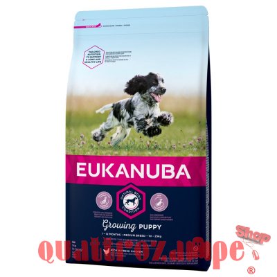 Eukanuba Growind Puppy Medium Breed Pollo 12 kg (ex formato 15 kg)