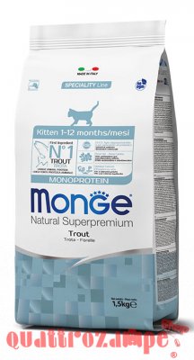 Monge Natural Superpremium Kitten Trota Per Gatti