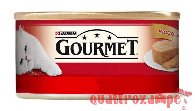Gourmet fettine 195 gr Scatoletta Per Gatti