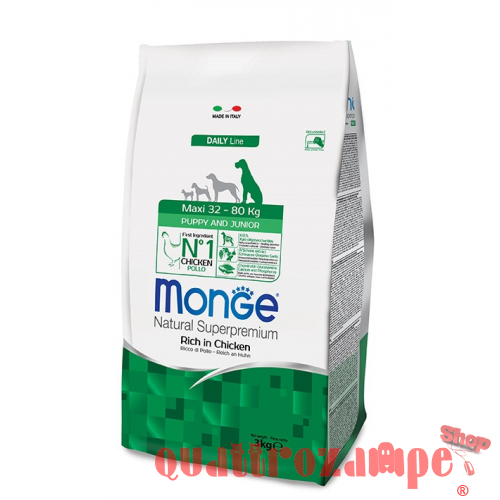 Monge Superpremium Maxi Junior Puppy Cane Pollo