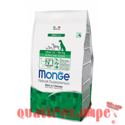 Monge Superpremium Maxi Junior Puppy Cane Pollo