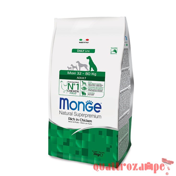Monge Superpremium Maxi Adult Cane Pollo